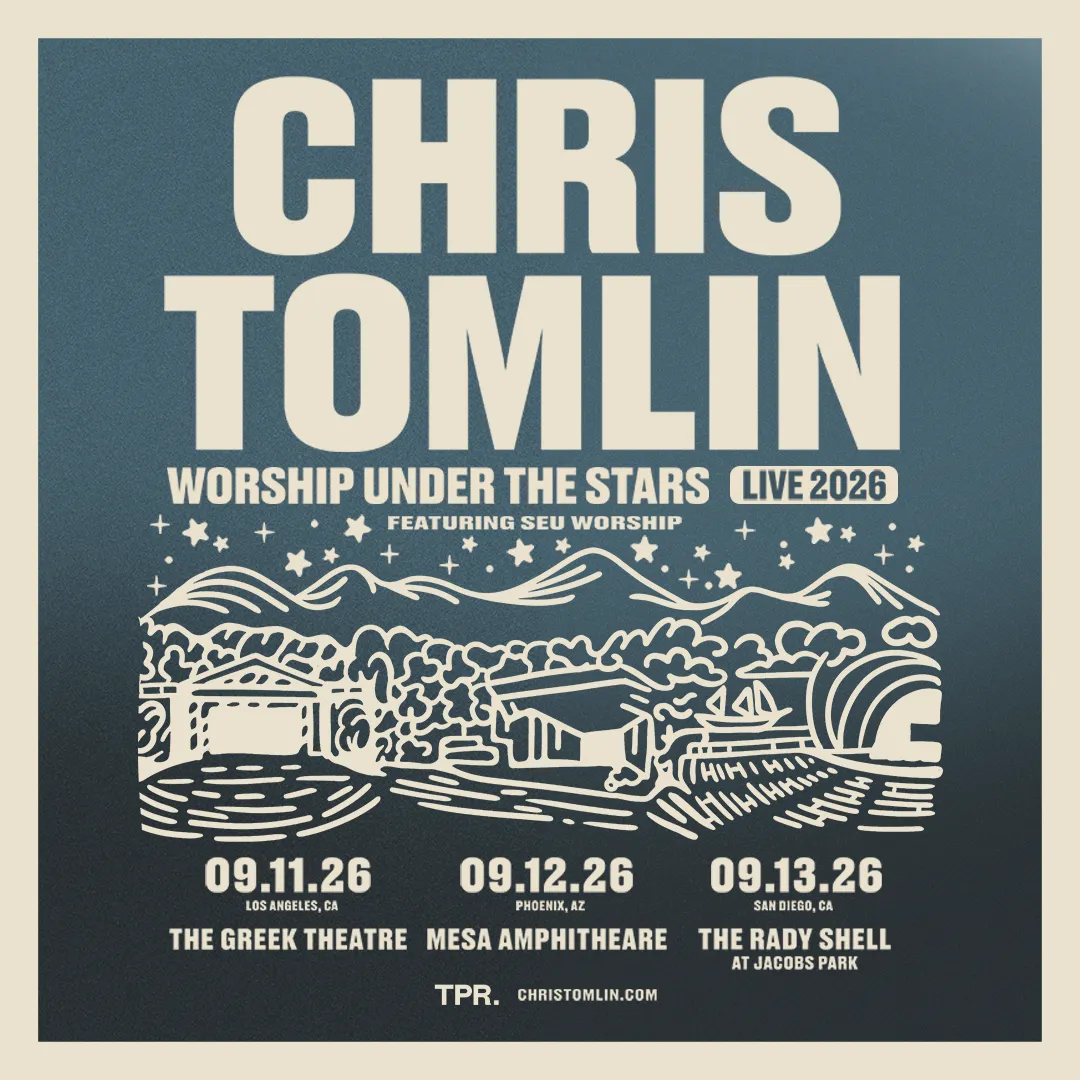 Chris Tomlin tour poster — 2026 & 2027